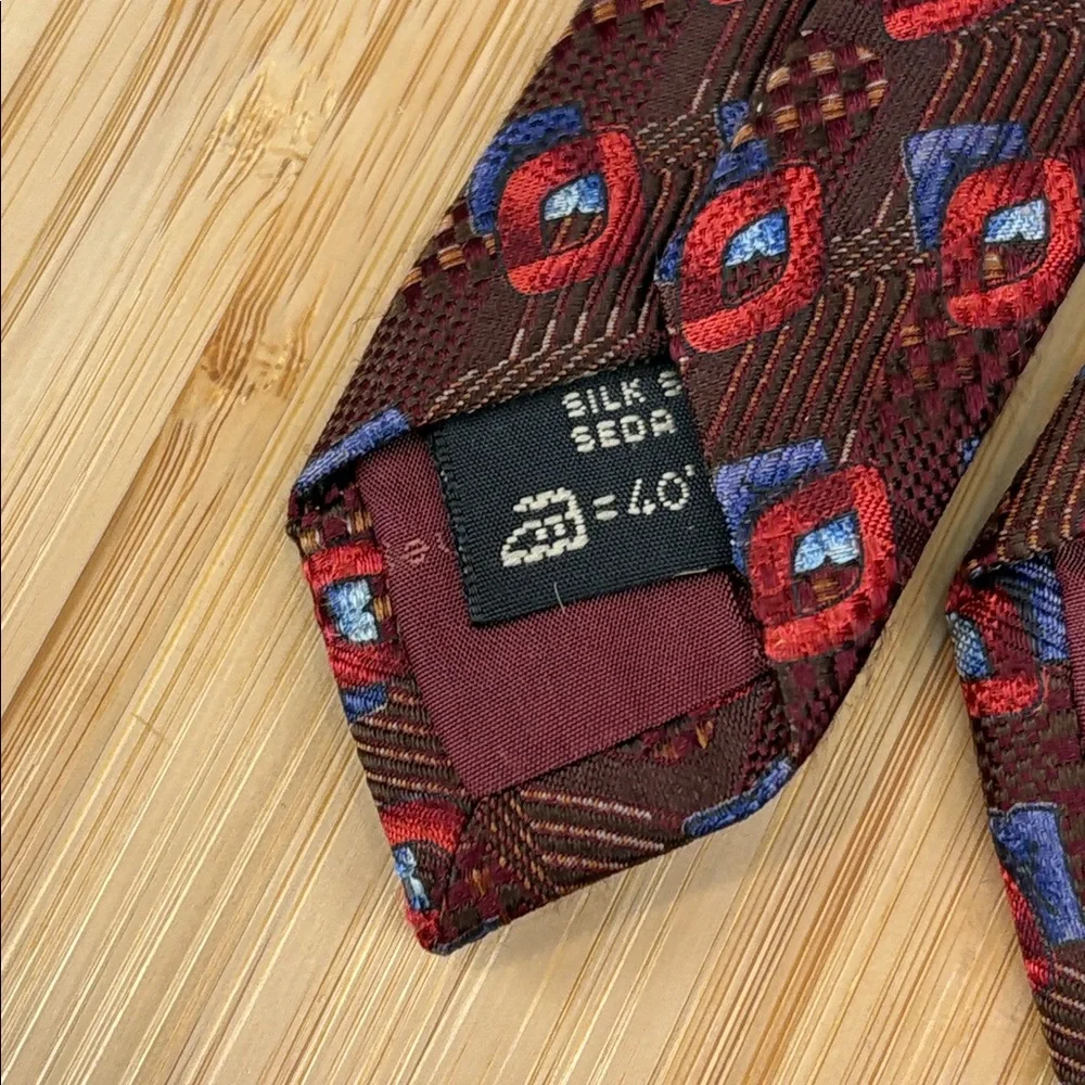 Ermenegildo Zegna Necktie Silk Geometric‎